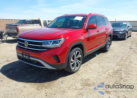 2021 Volkswagen Atlas Sel Premium from USA, damaged, VIN 1V2TR2CA5MC549666